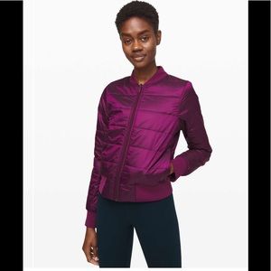 Lululemon Non-Stop Bomber Jacket Reversible Marvel